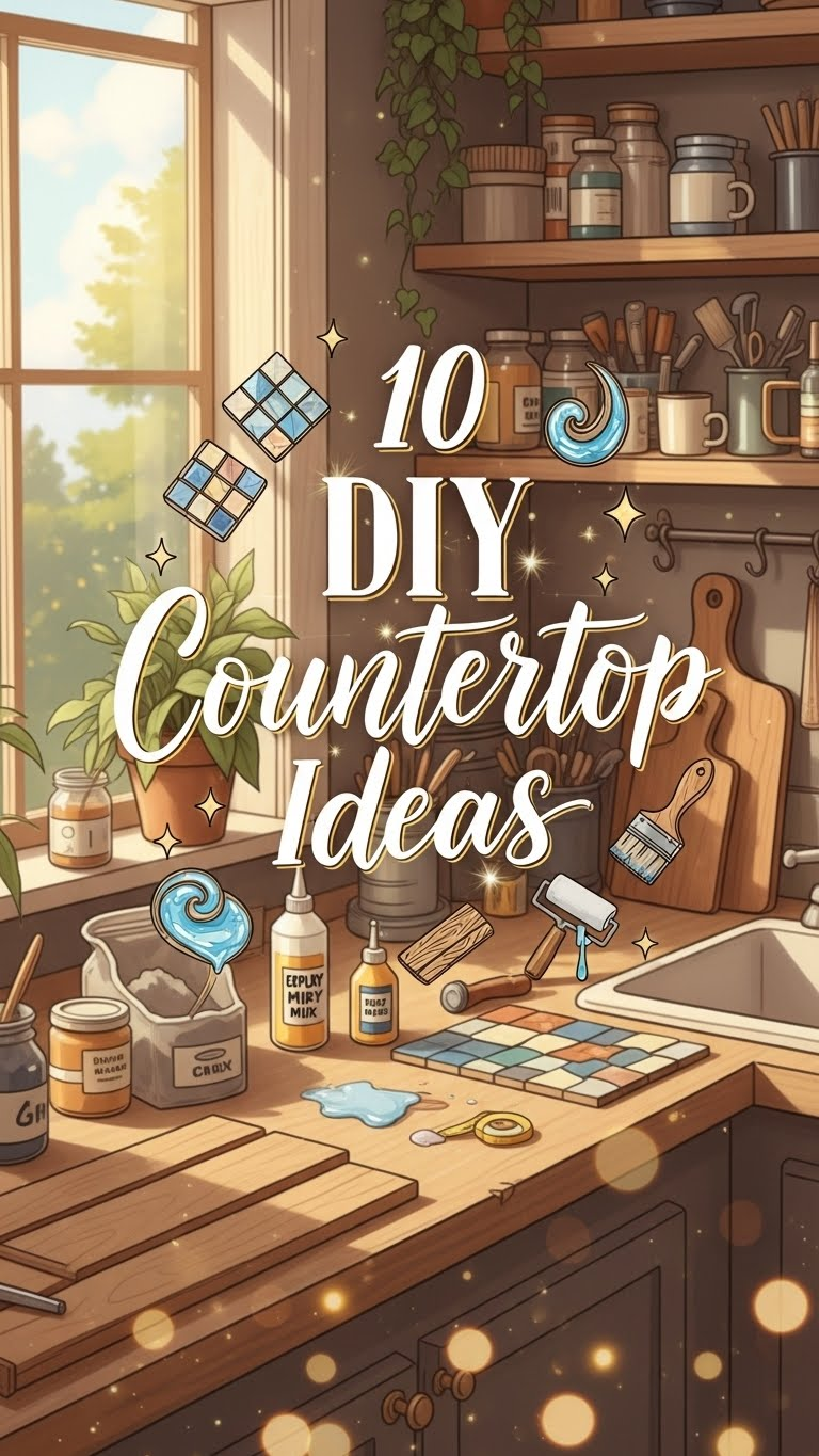 10 DIY Countertop Ideas