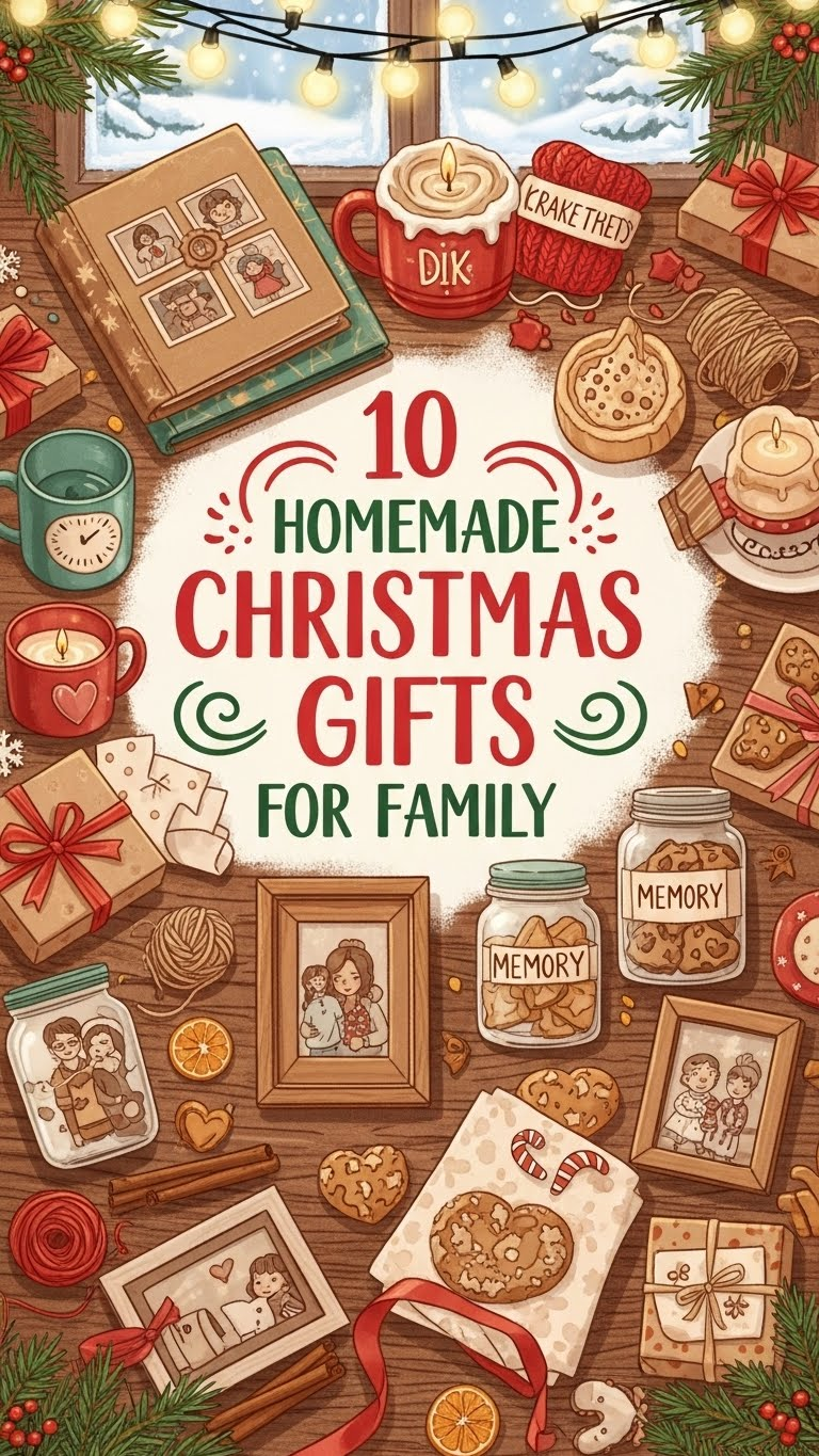10 Homemade Christmas Gifts for Family