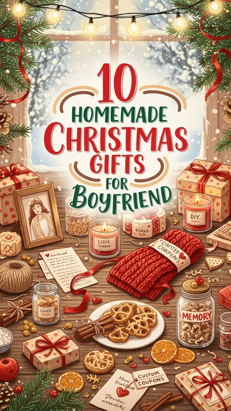 10 Homemade Christmas Gifts for Boyfriend