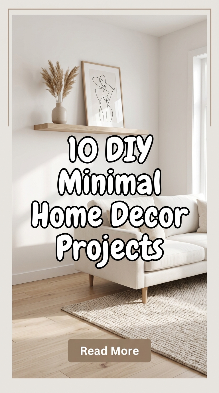 10 DIY Minimal Home Decor Projects