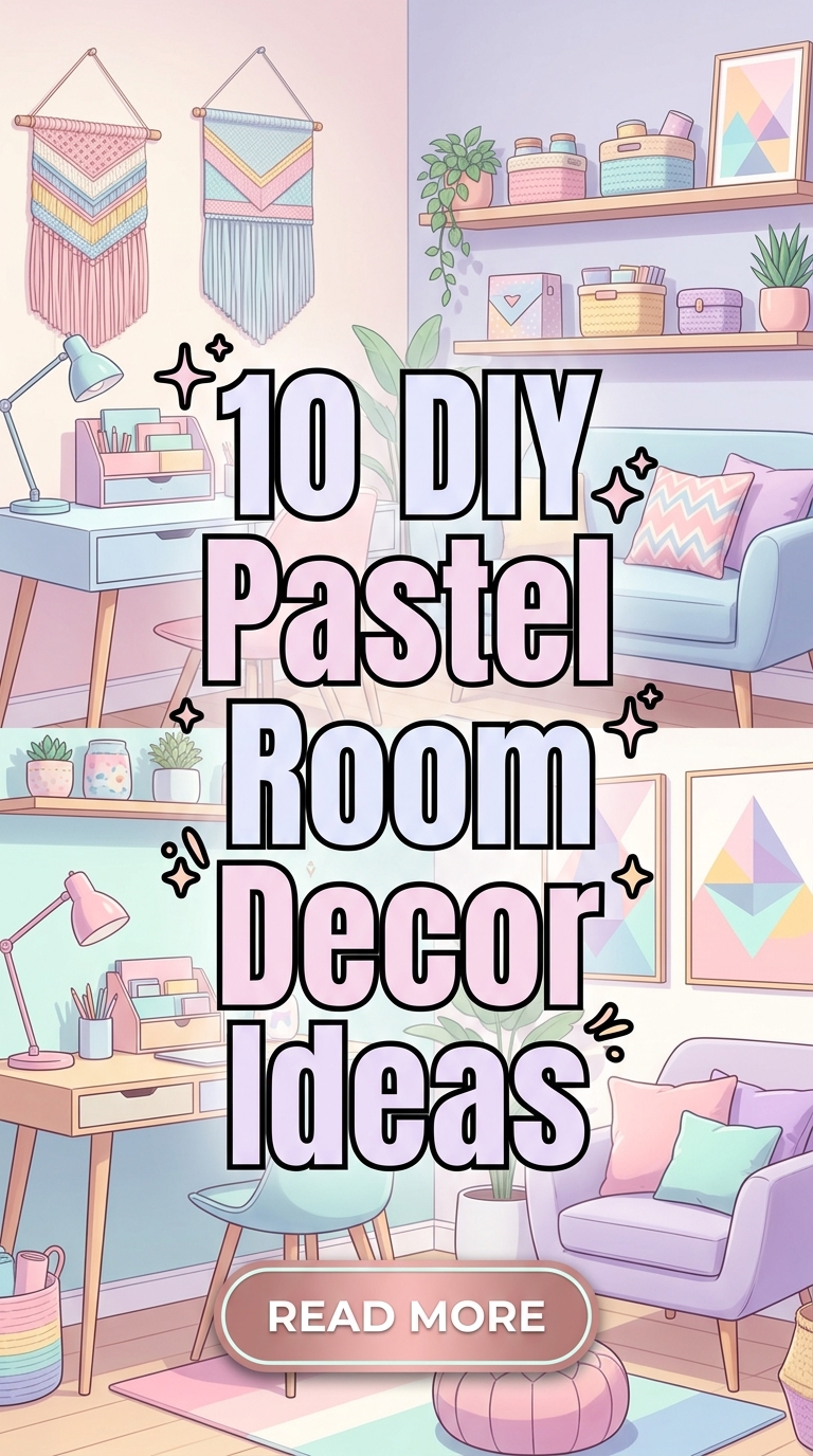 10 DIY Pastel Room Decor Ideas