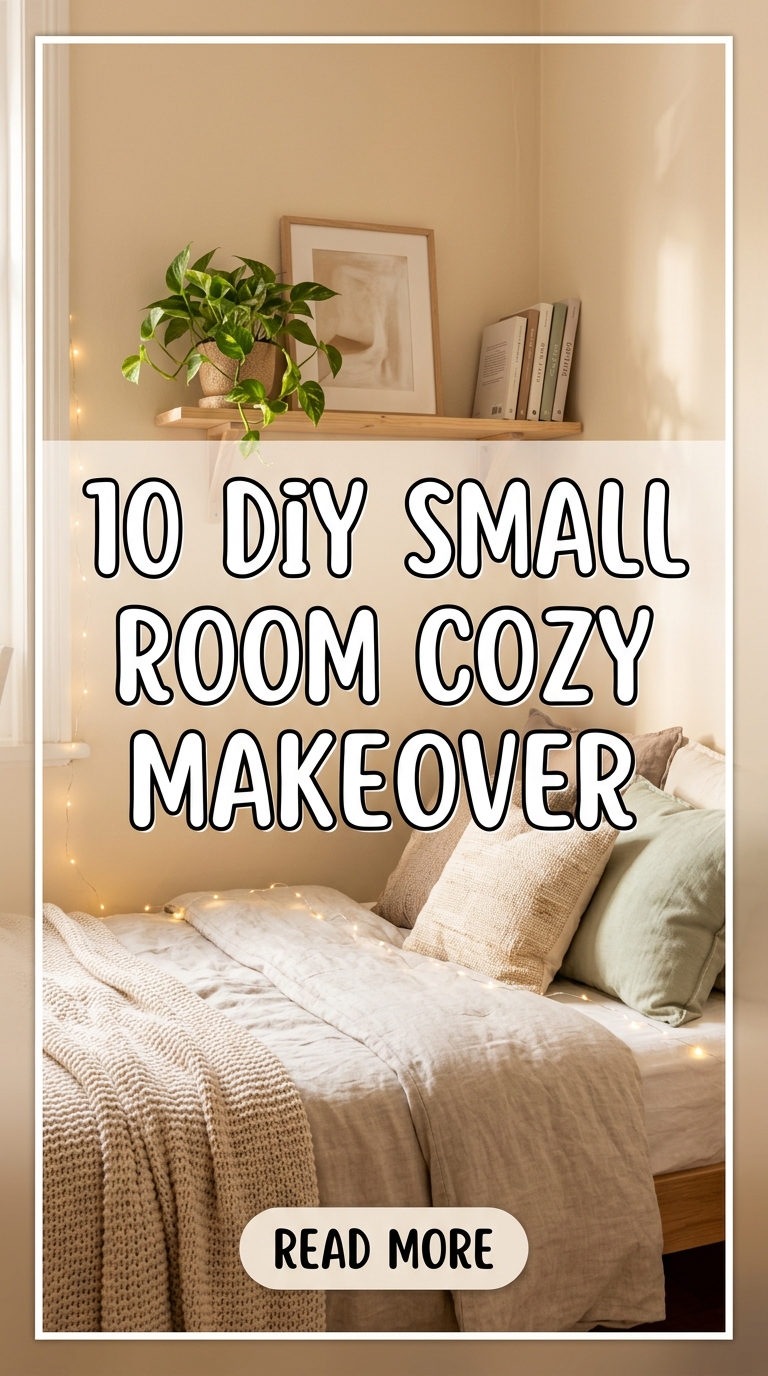 10 DIY Small Room Cozy Makeover