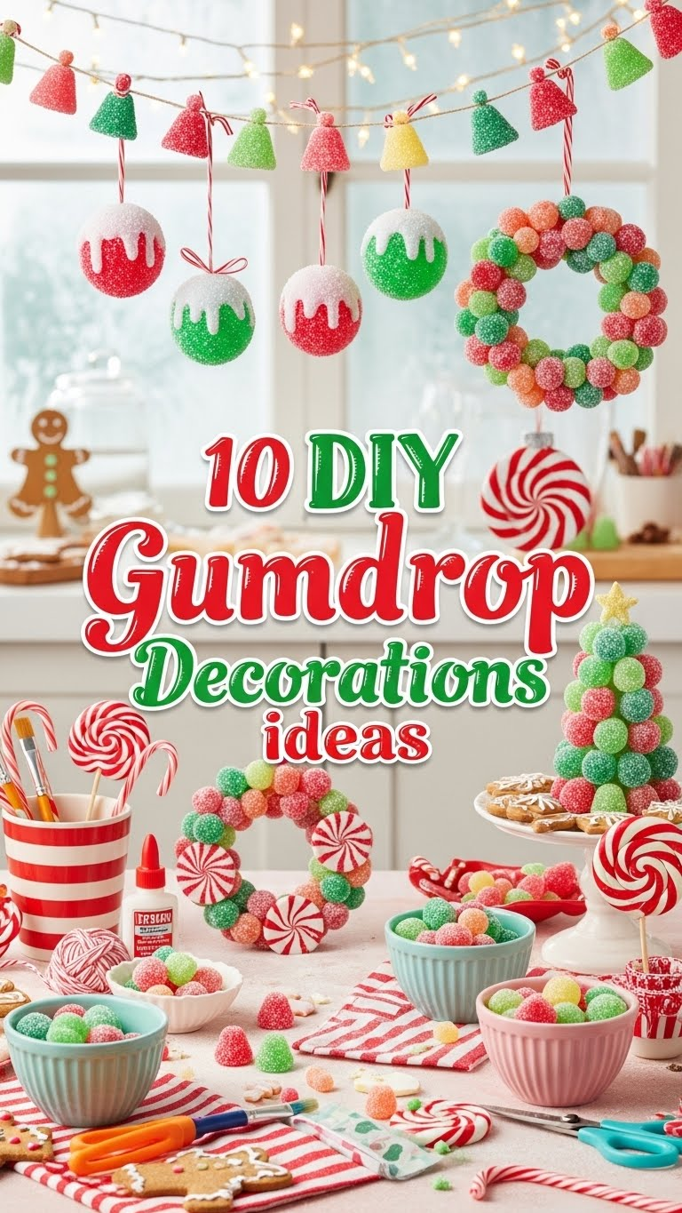 10 DIY Gumdrop Decorations