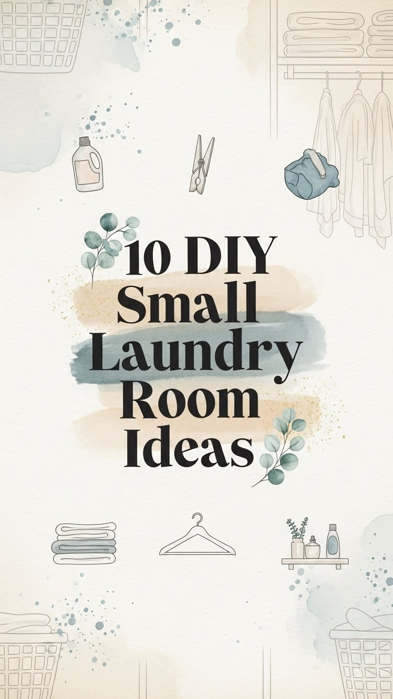 10 DIY Small Laundry Room Ideas