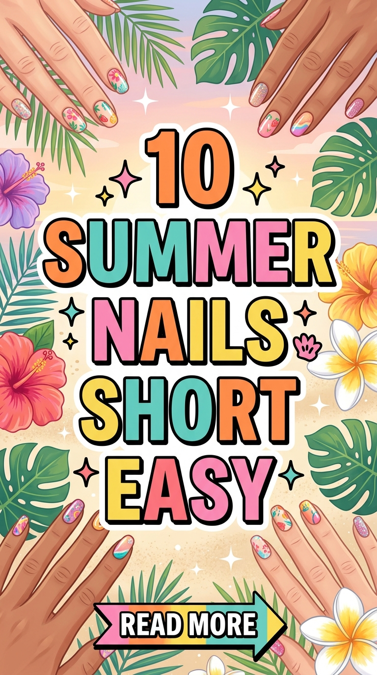 10 Summer Nails Short Easy