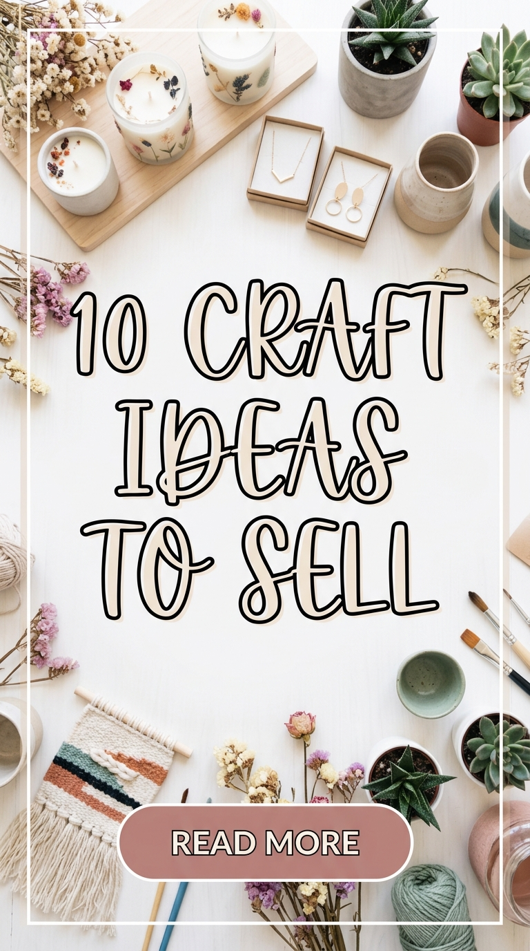 10 Craft Ideas To Sell