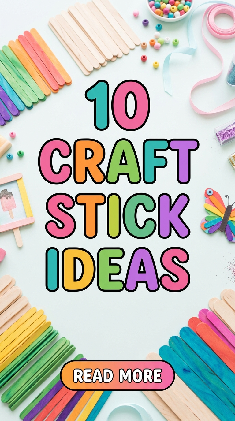 10 Craft Stick Ideas