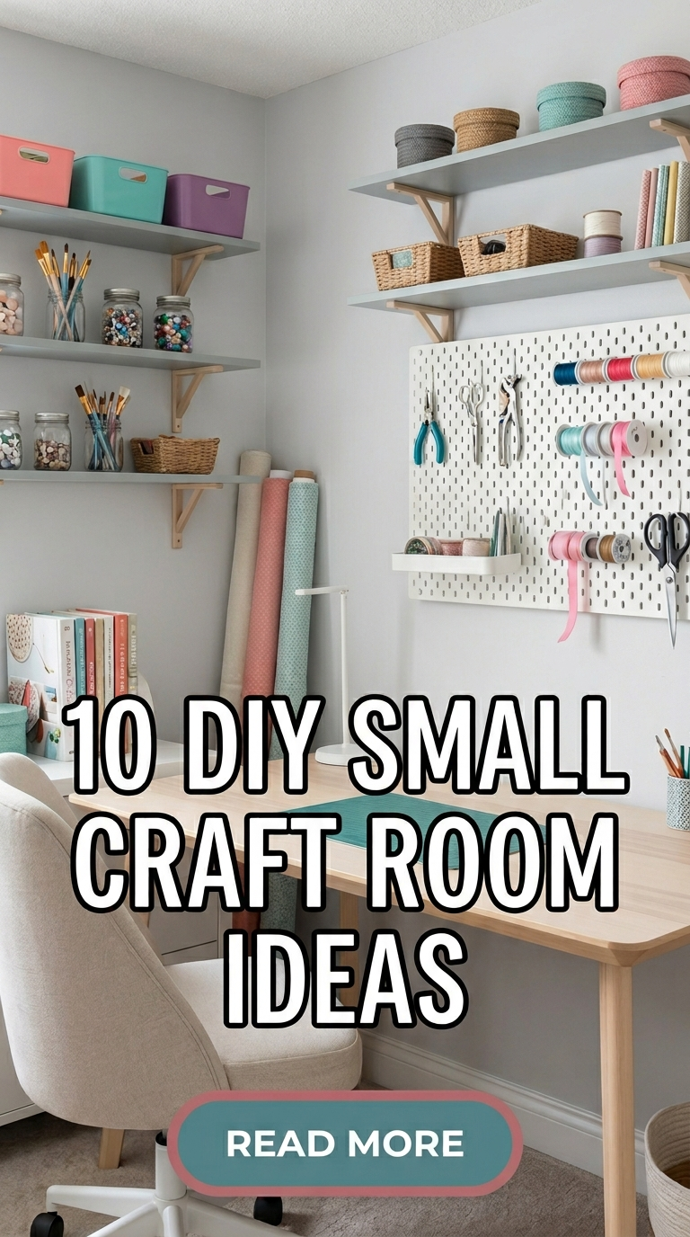10 DIY Small Craft Room Ideas
