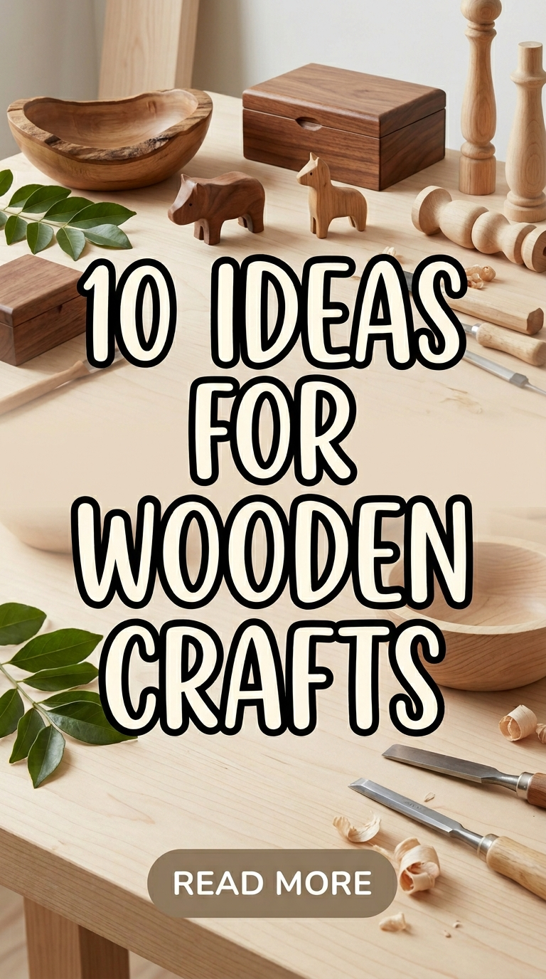 10 Ideas For Wooden Crafts
