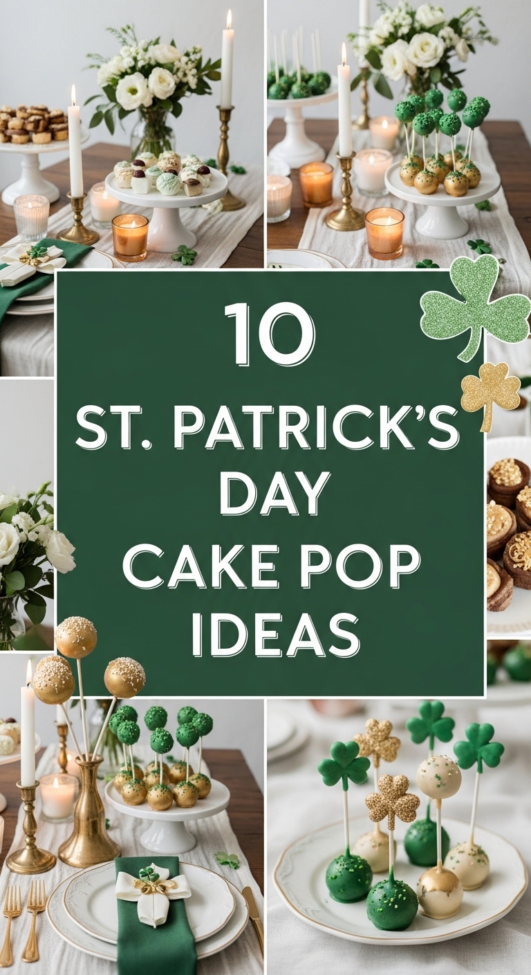 10 St. Patrick’s Day Cake Pop Ideas