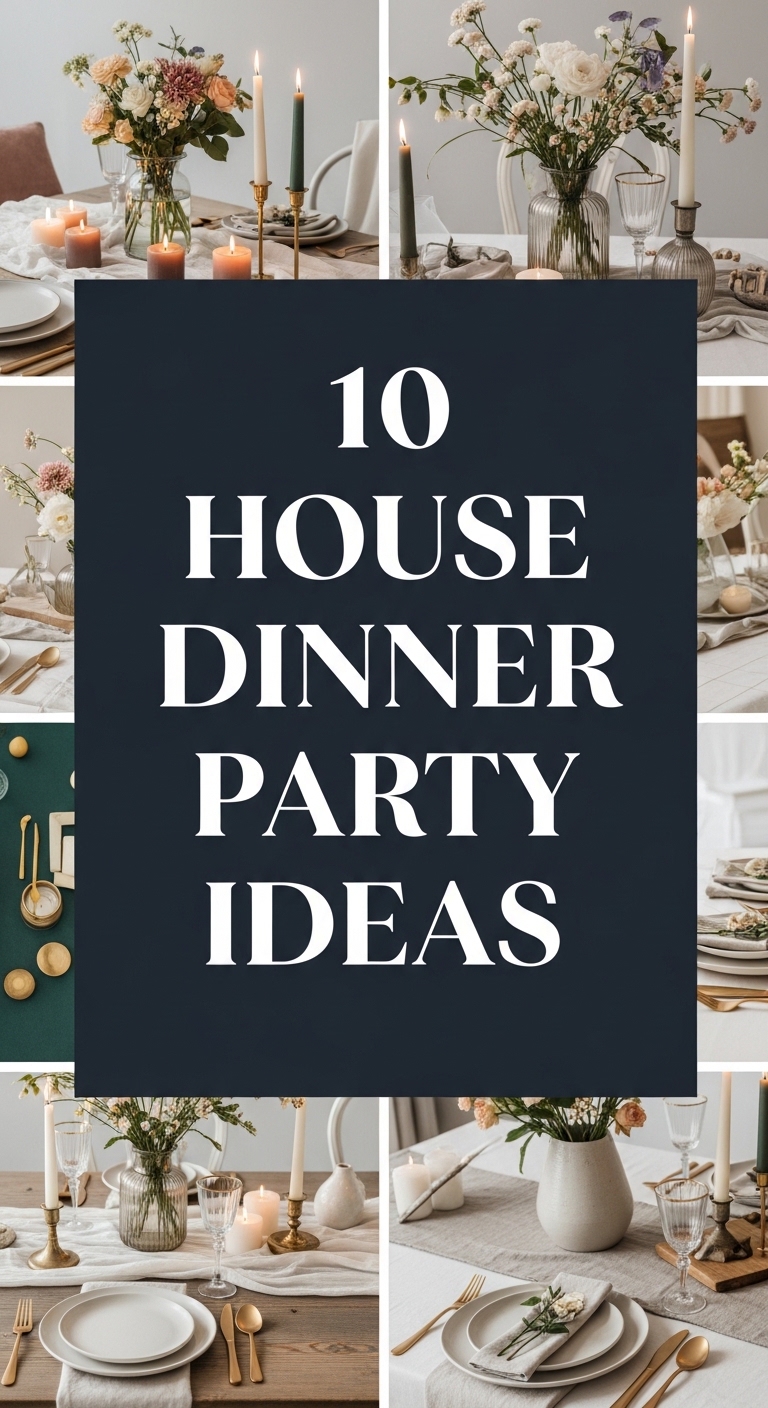 10 House Dinner Party Ideas