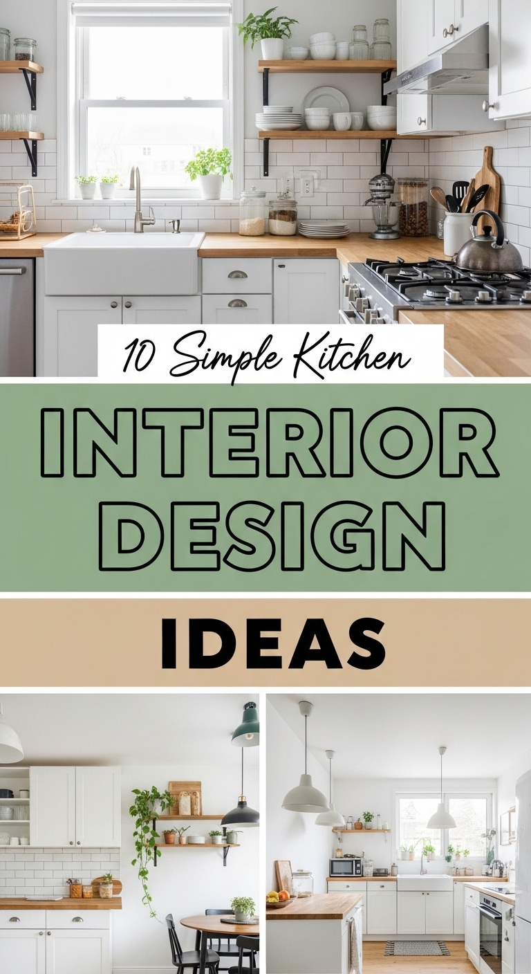 10 Simple Kitchen Interior Design Ideas
