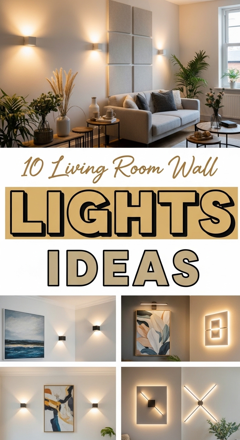 10 Living Room Wall Lights Ideas