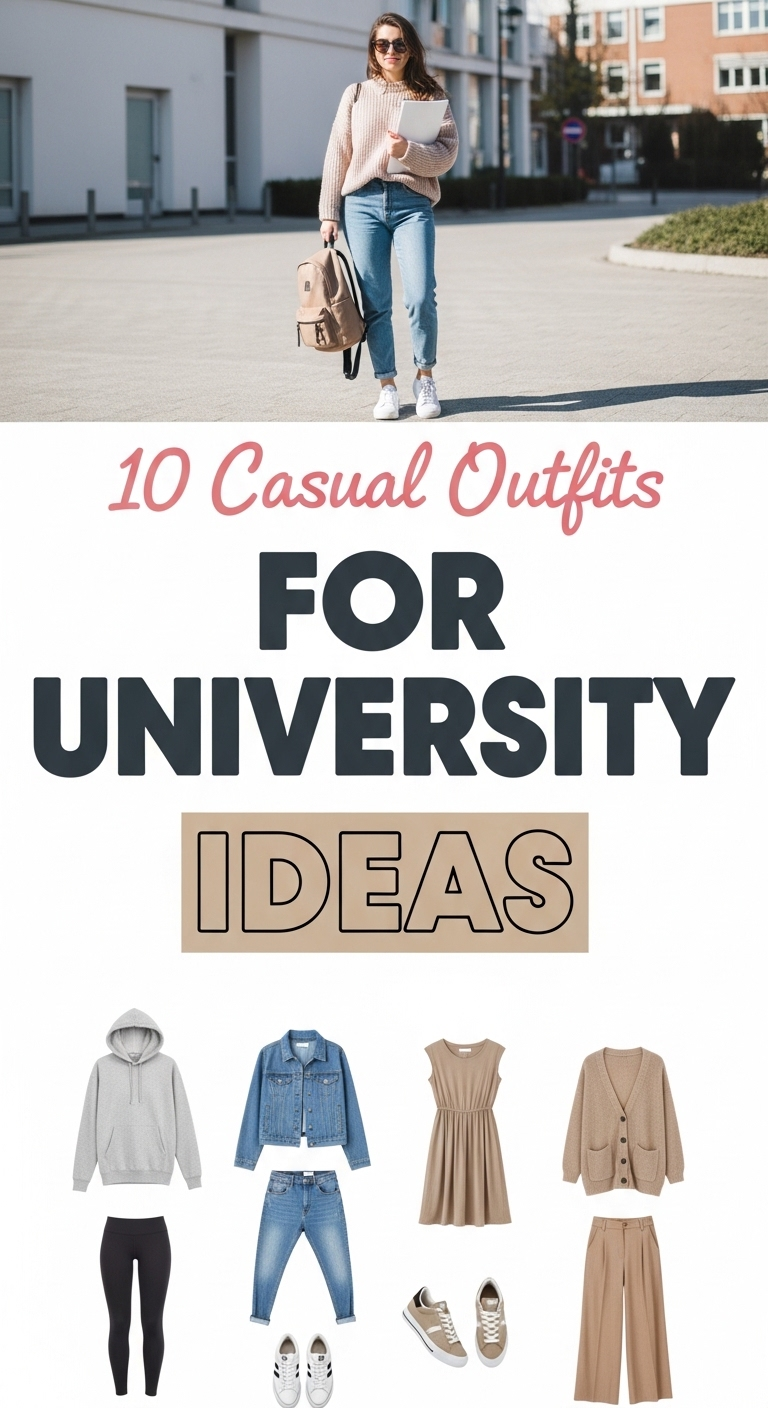 10 Casual Outfits For University Ideas