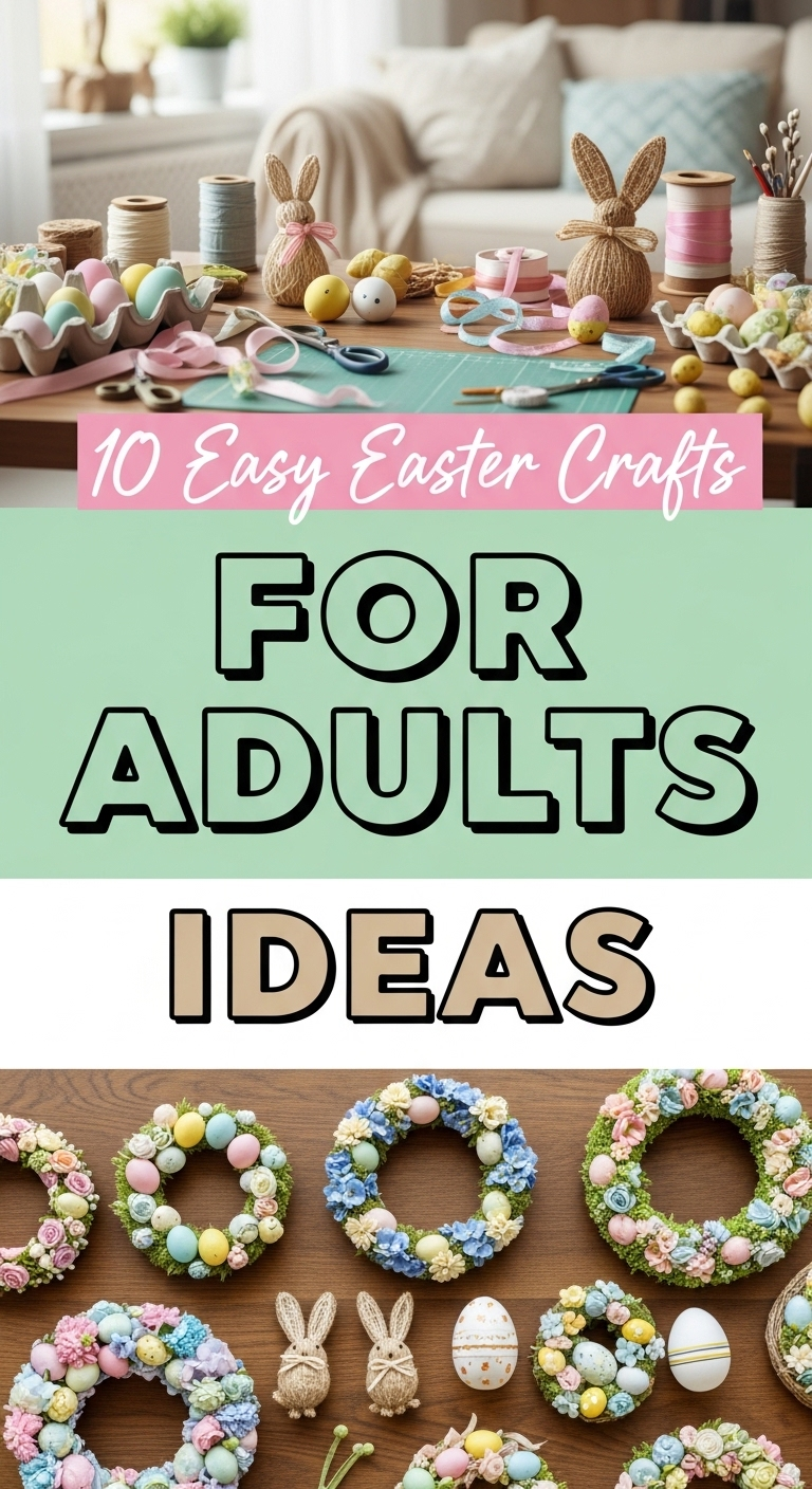 10 Easy Easter Crafts for Adults