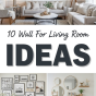 10 Wall For Living Room Ideas