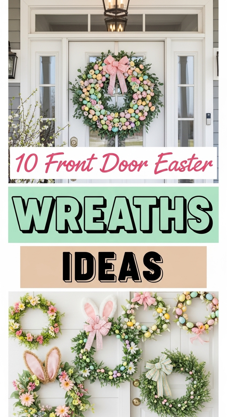 10 Front Door Easter Wreaths Ideas