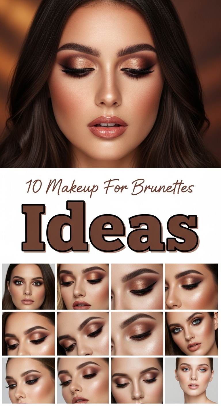 10 Makeup Ideas For Brunettes