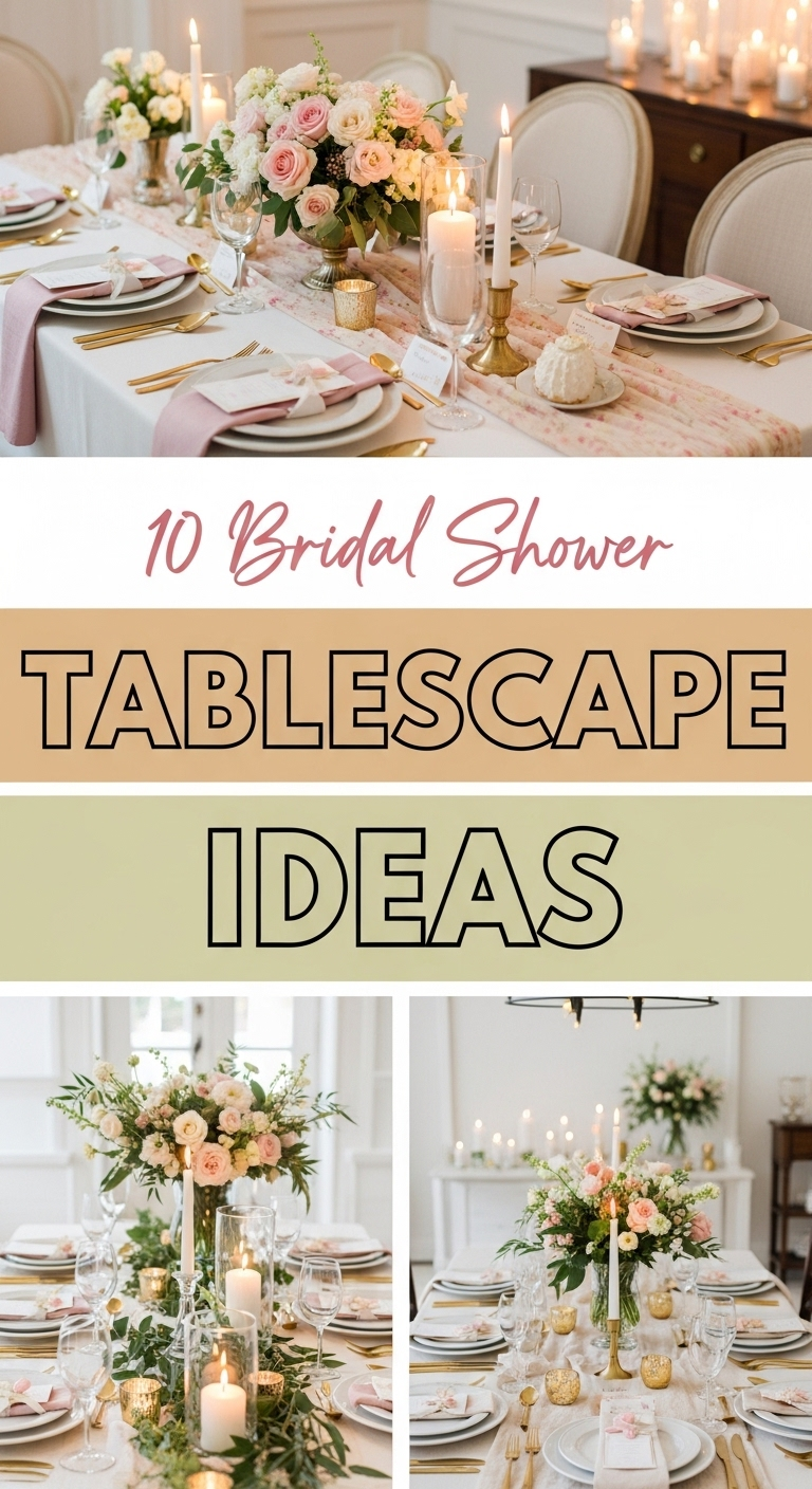10 Bridal Shower Tablescape Ideas