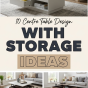 10 Centre Table Design With Storage Ideas