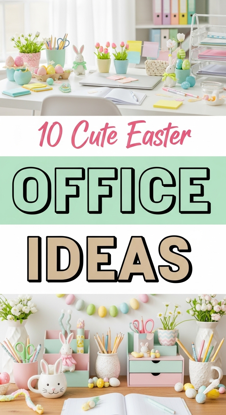 10 Cute Easter Office Ideas