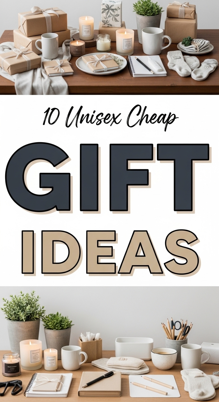 10 Unisex Cheap Gift Ideas