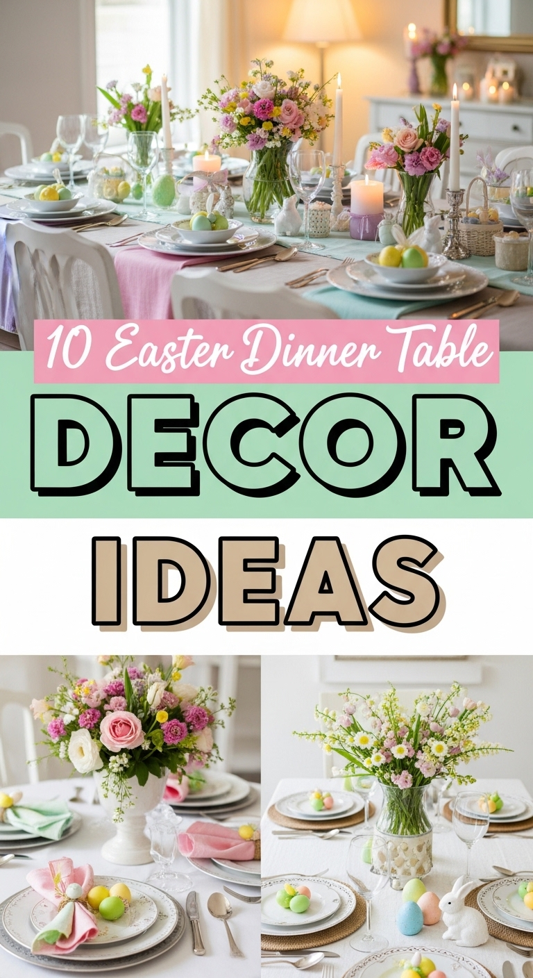 10 Easter Dinner Table Decor Ideas