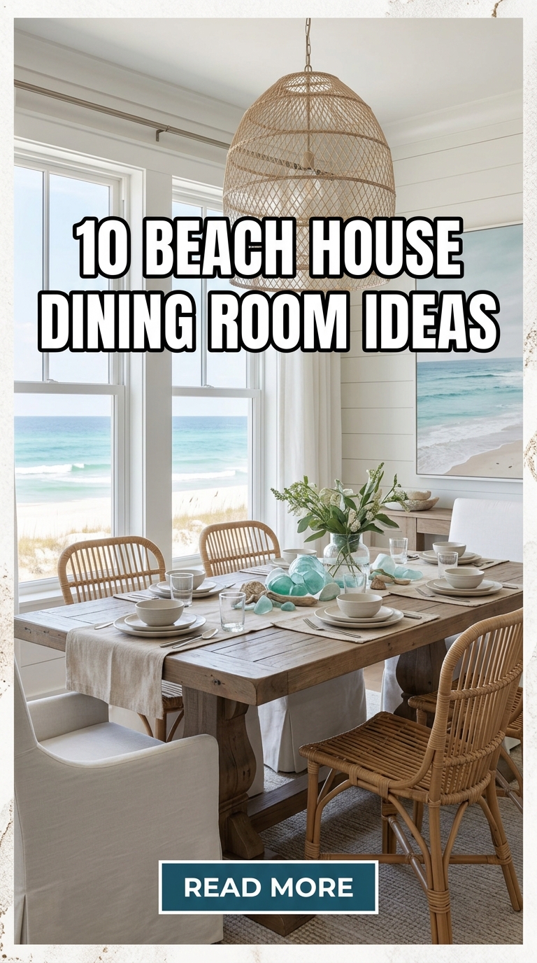 10 Beach House Dining Room Ideas