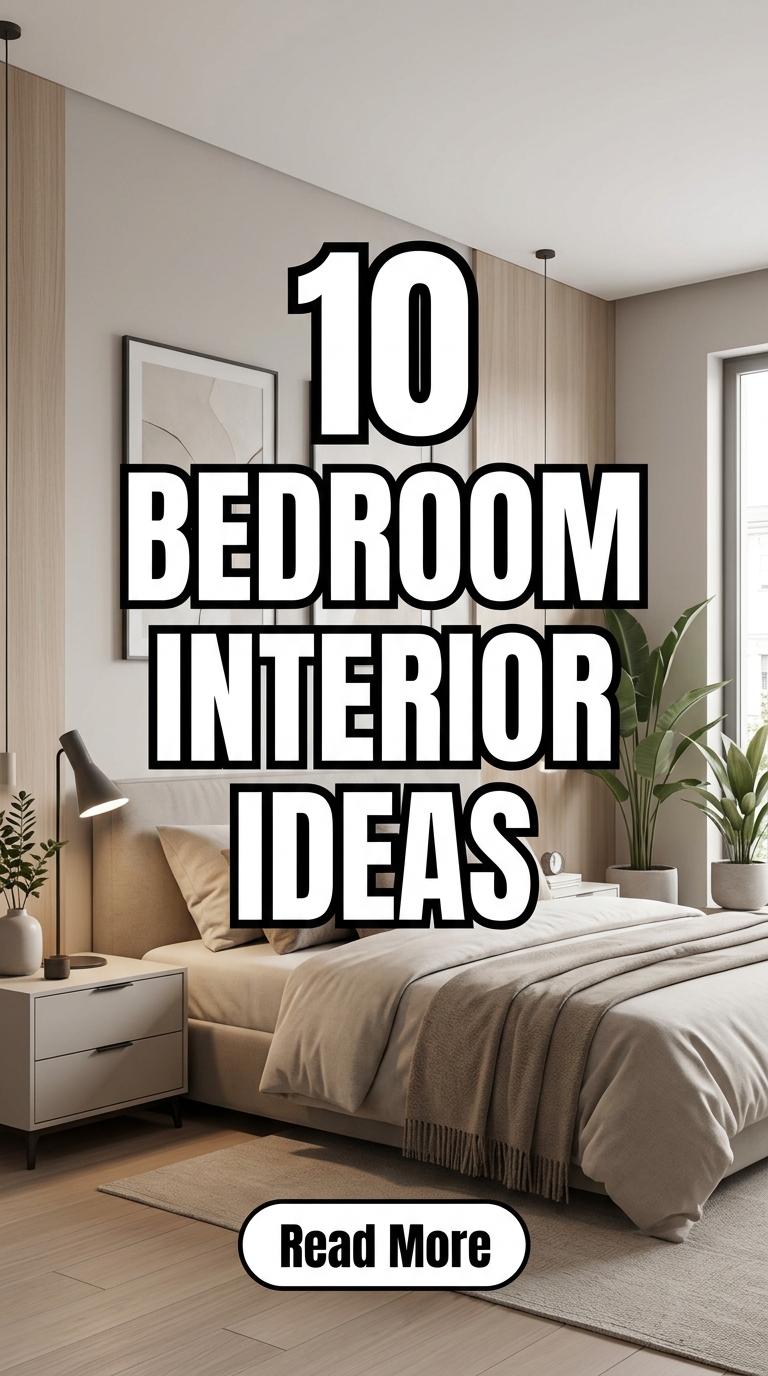 10 Bedroom Interior Ideas to Create a Stylish & Cozy Space
