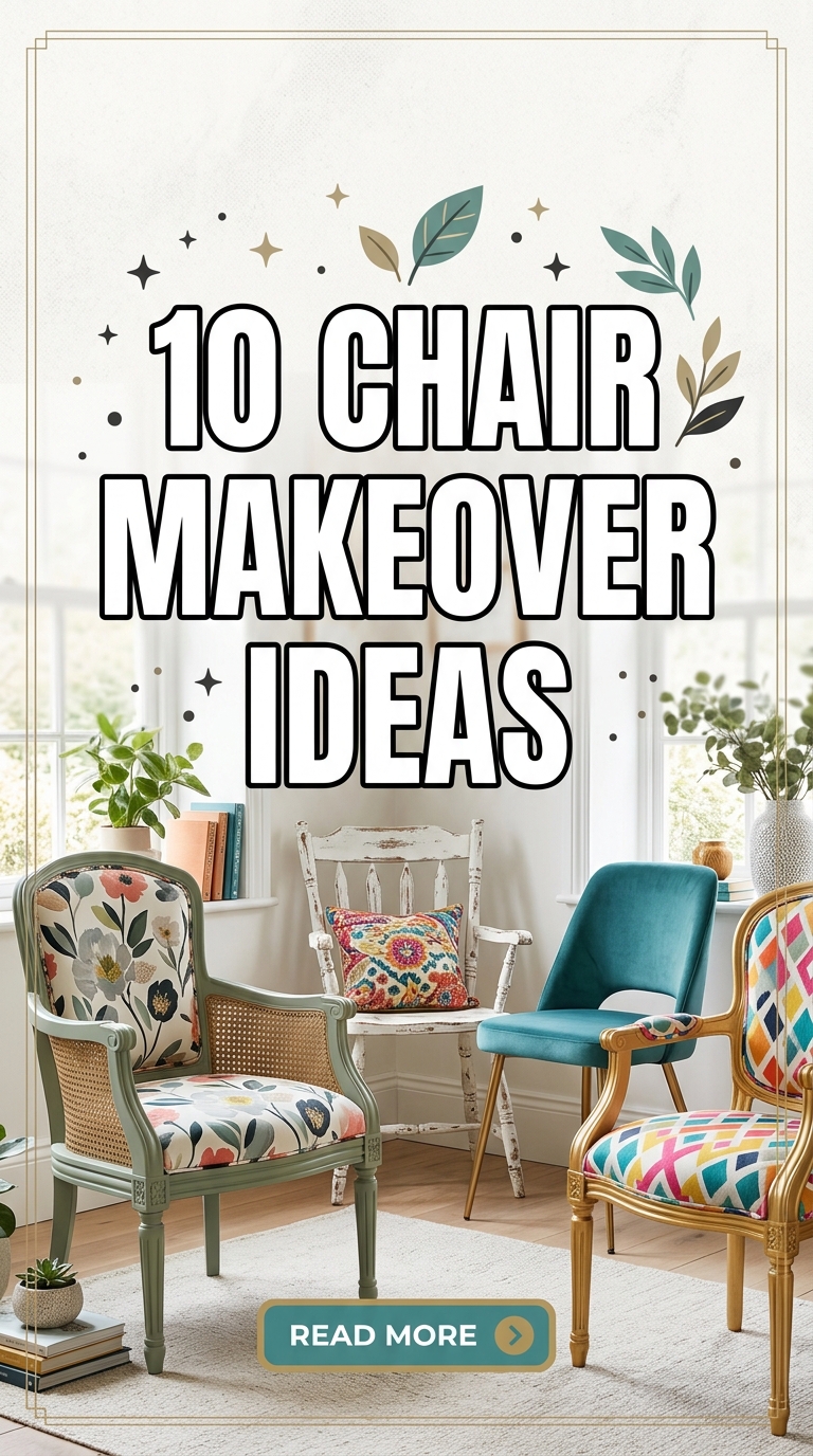 10 Chair Makeover Ideas to Transform Old Furniture