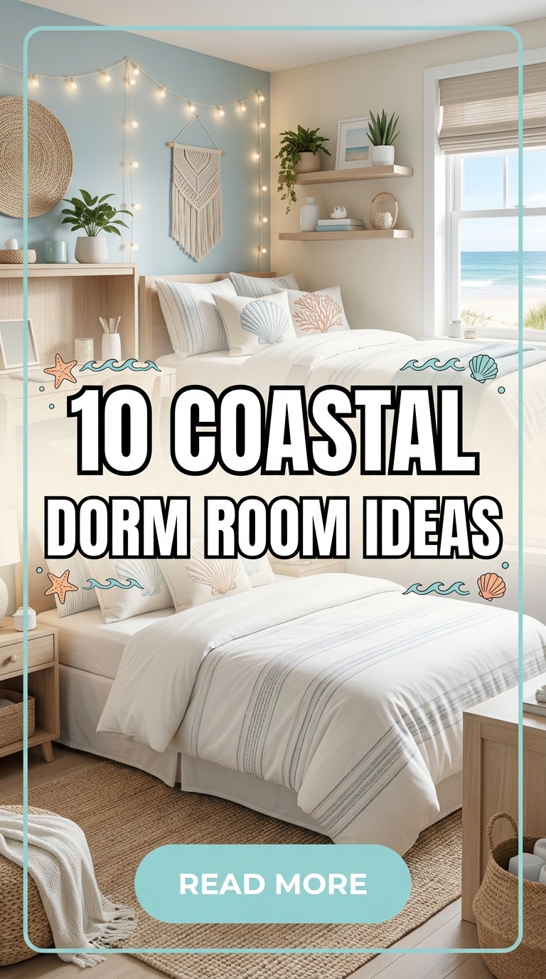 10 Coastal Dorm Room Ideas