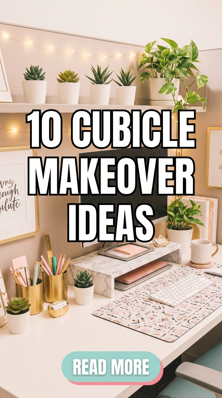 10 Cubicle Makeover Ideas