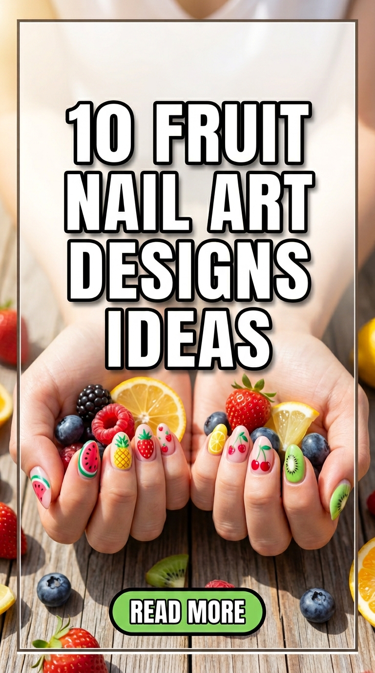 10 Fruit Nail Art Designs Ideas