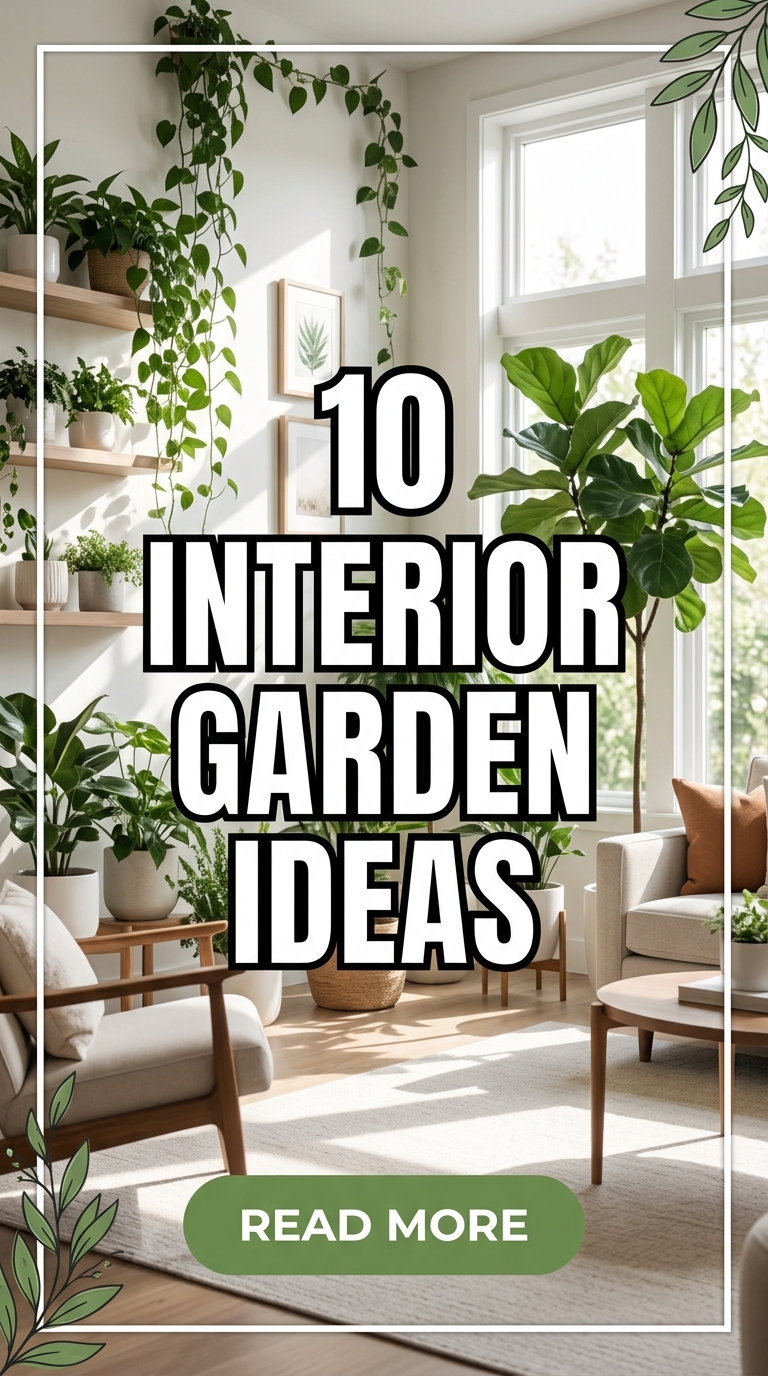 10 Interior Garden Ideas to Bring Nature Inside Your Home