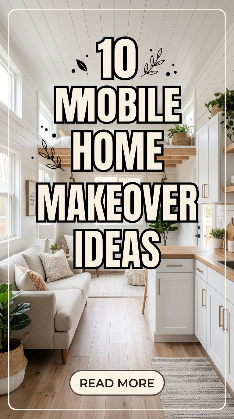 10 Mobile Home Makeover Ideas to Transform Your Space