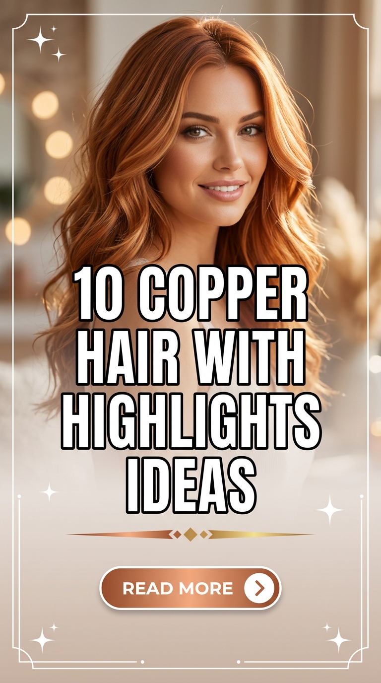 10 Copper Hair With Highlights Ideas