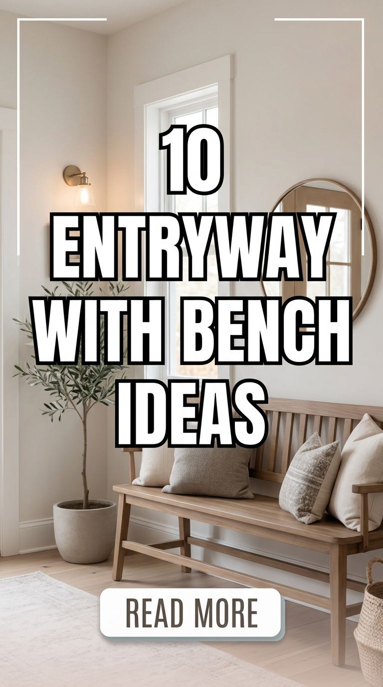 10 Entryway With Bench Ideas