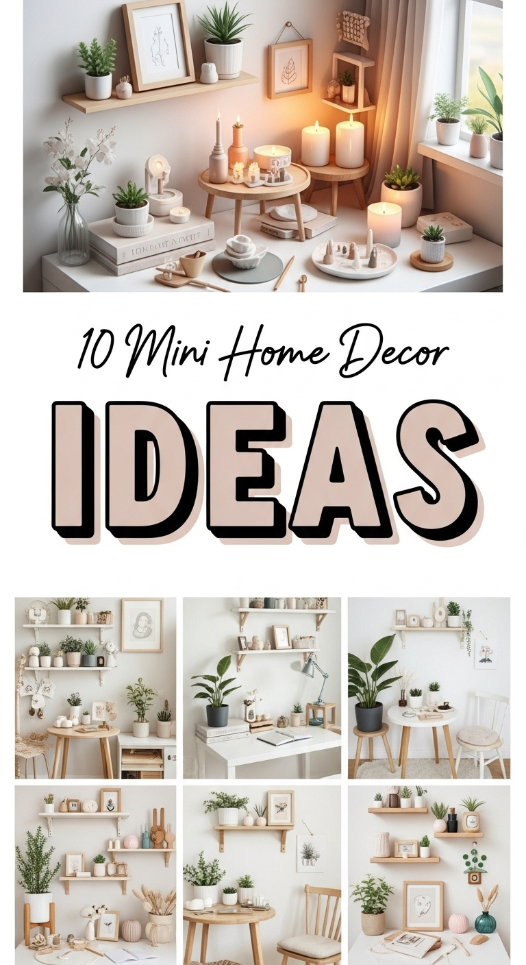 10 Mini Home Decor Ideas