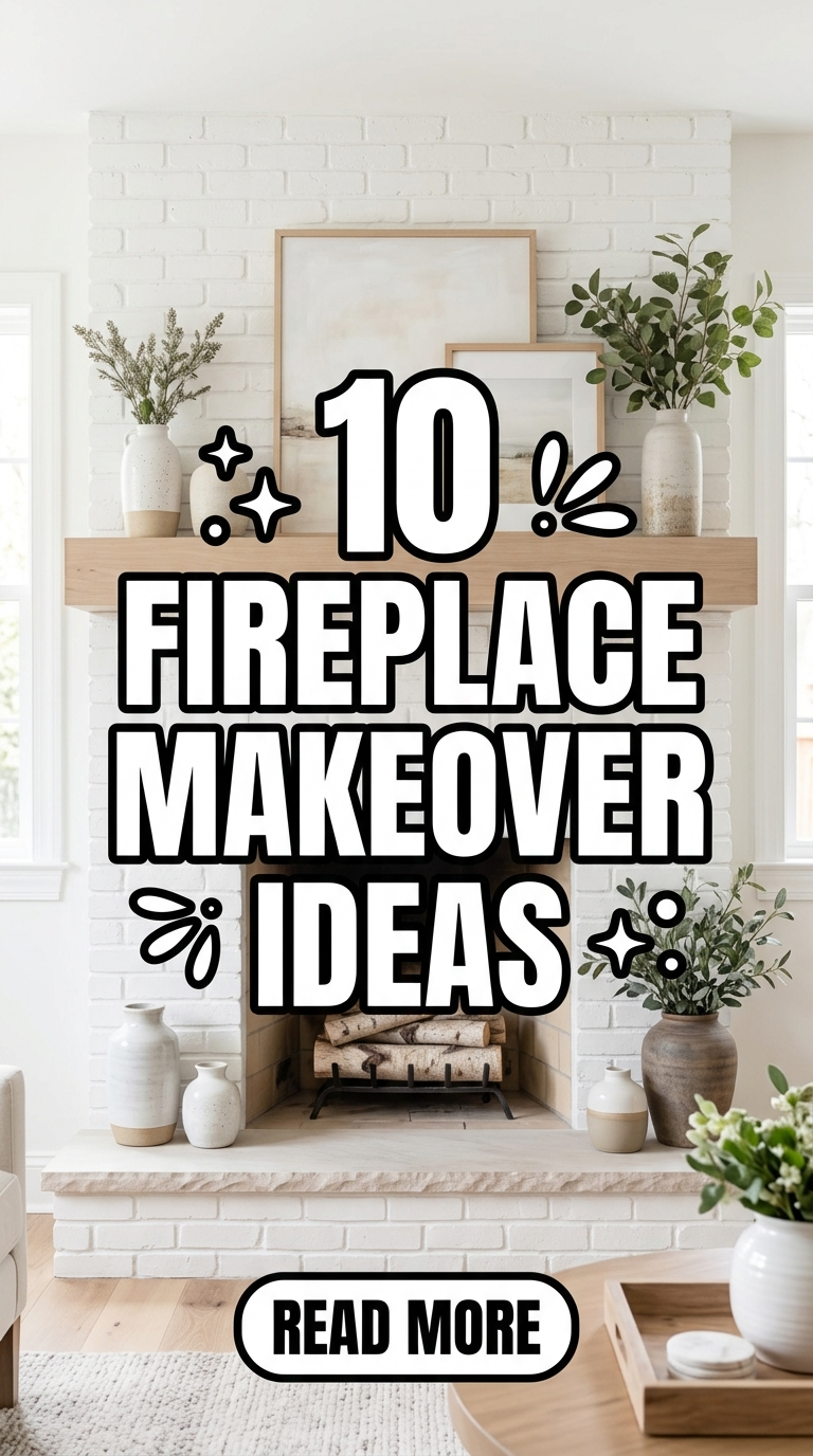 10 Fireplace Makeover Ideas
