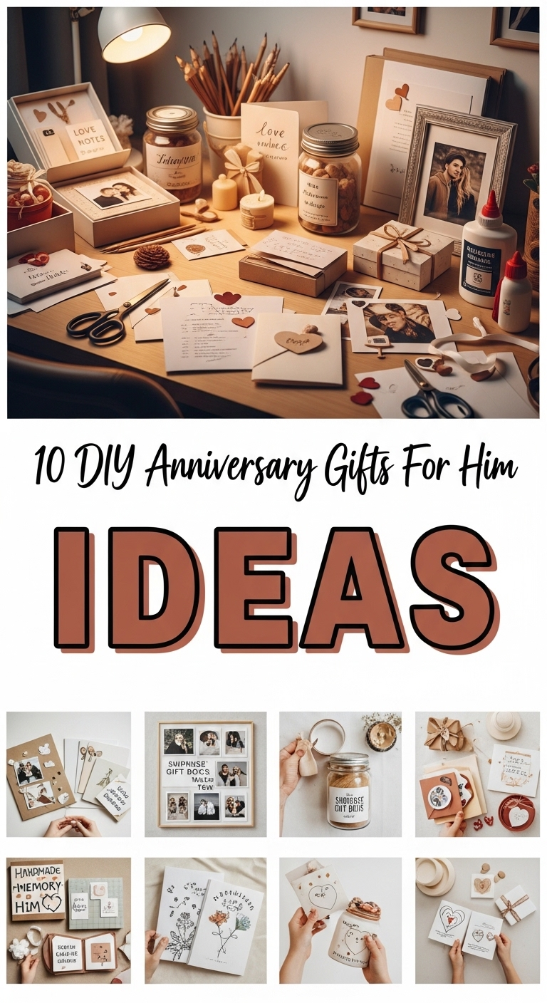 10 DIY Anniversary Gifts For Him Ideas