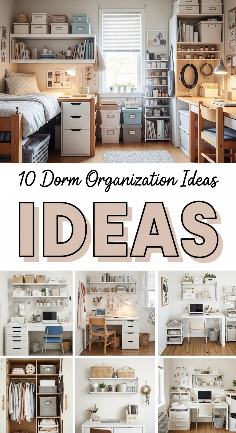 10 Dorm Ideas Organization