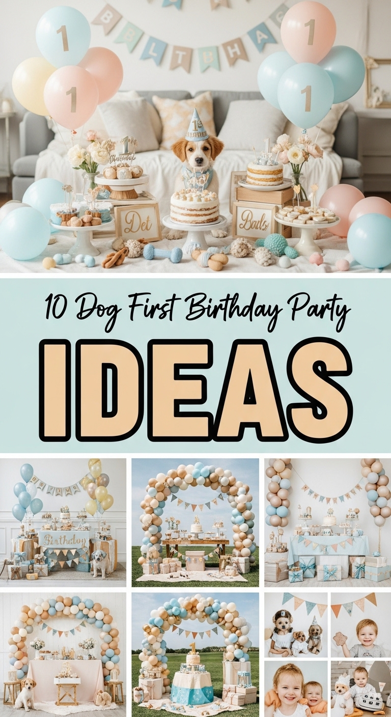 10 Dogs First Birthday Party Ideas
