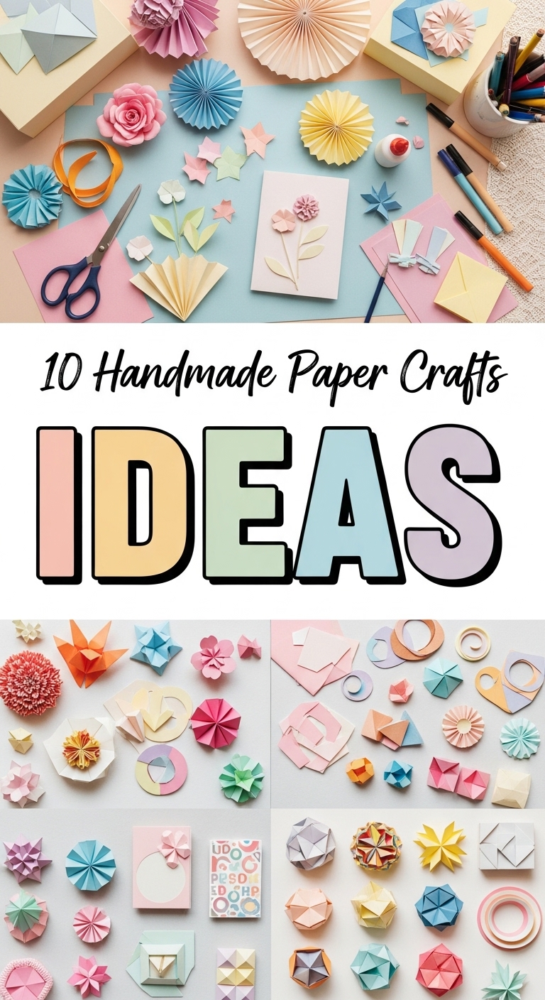 10 Handmade Paper Crafts Ideas