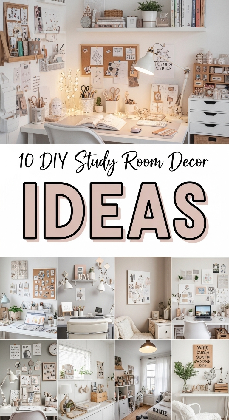10 Study Room Decor Ideas DIY