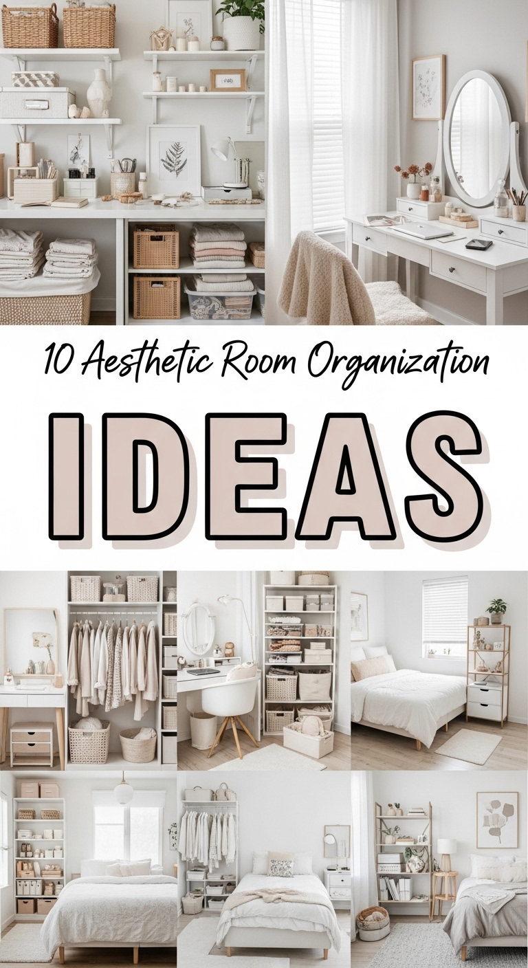 10 Organization Room Aesthetic Ideas