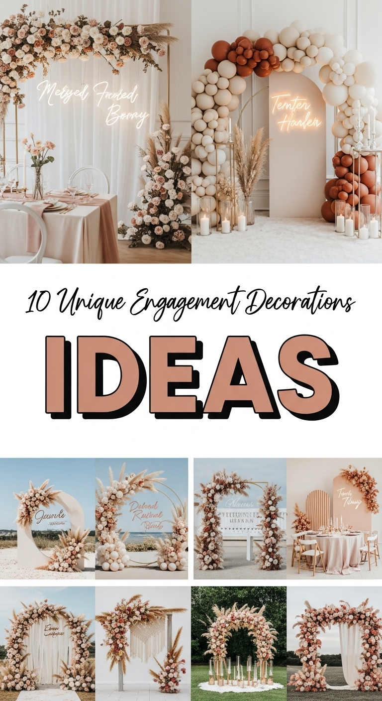 10 Unique Engagement Decorations Ideas