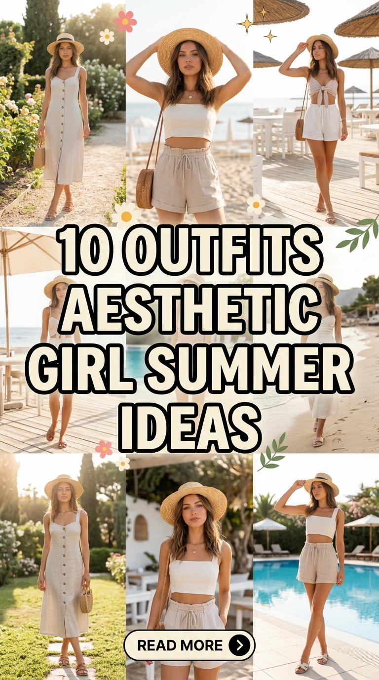10 Outfits Aesthetic Girl Summer Ideas