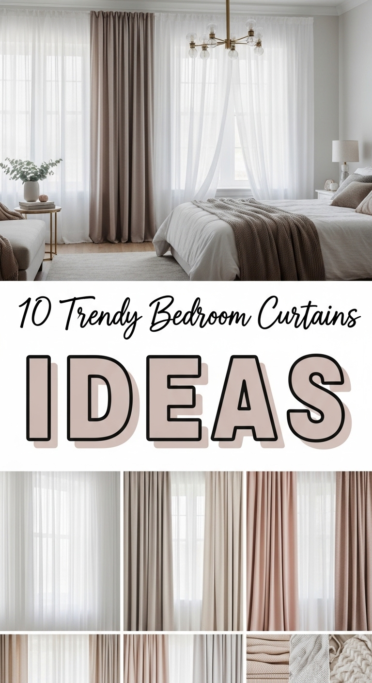 10 Trendy Curtains Bedroom Ideas