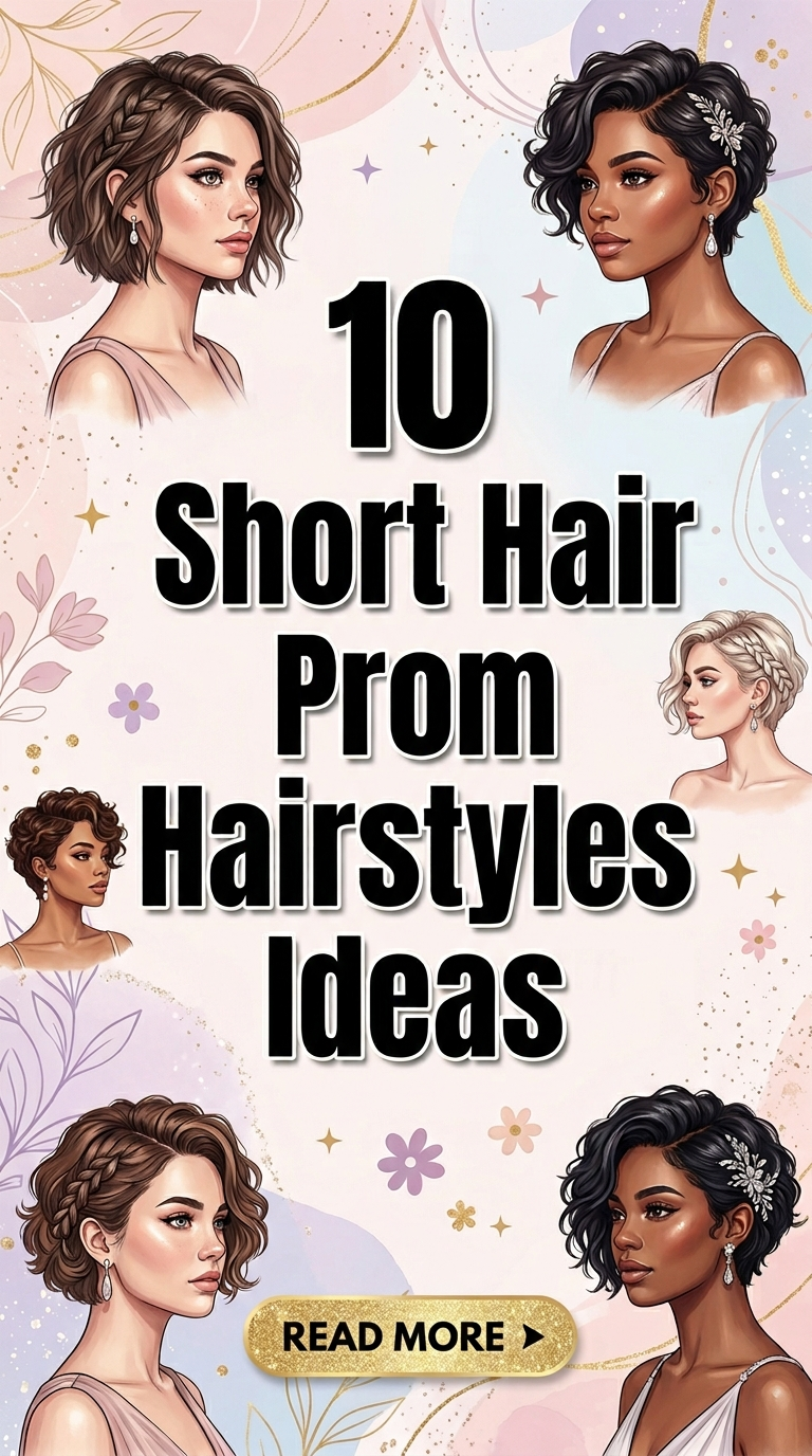 10 Short Hair Prom Hairstyles Ideas