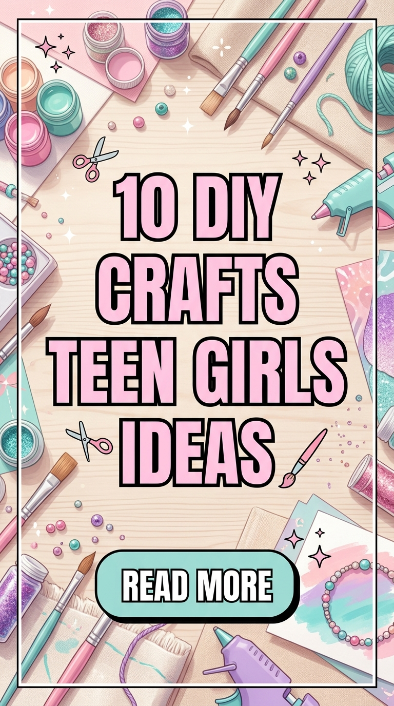 10 DIY Crafts Teen Girls Ideas